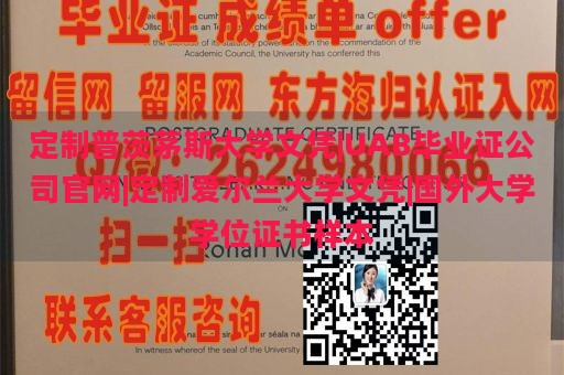 定制普茨茅斯大学文凭|UAB毕业证公司官网|定制爱尔兰大学文凭|国外大学学位证书样本